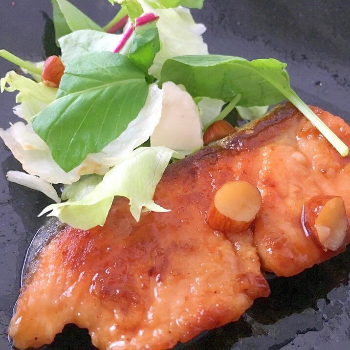 鮭の照り焼き☆秋の味覚